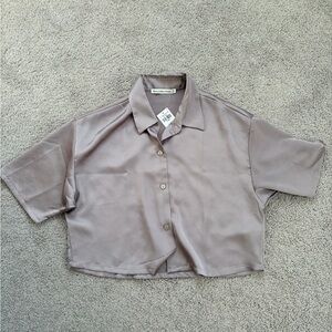 Abercrombie & Fitch Short Sleeve Button-Up Shirt